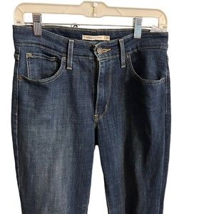 Levi’s 721 High Rise Skinny Jeans Womens Size 27 Dark Blue Denim (29x30